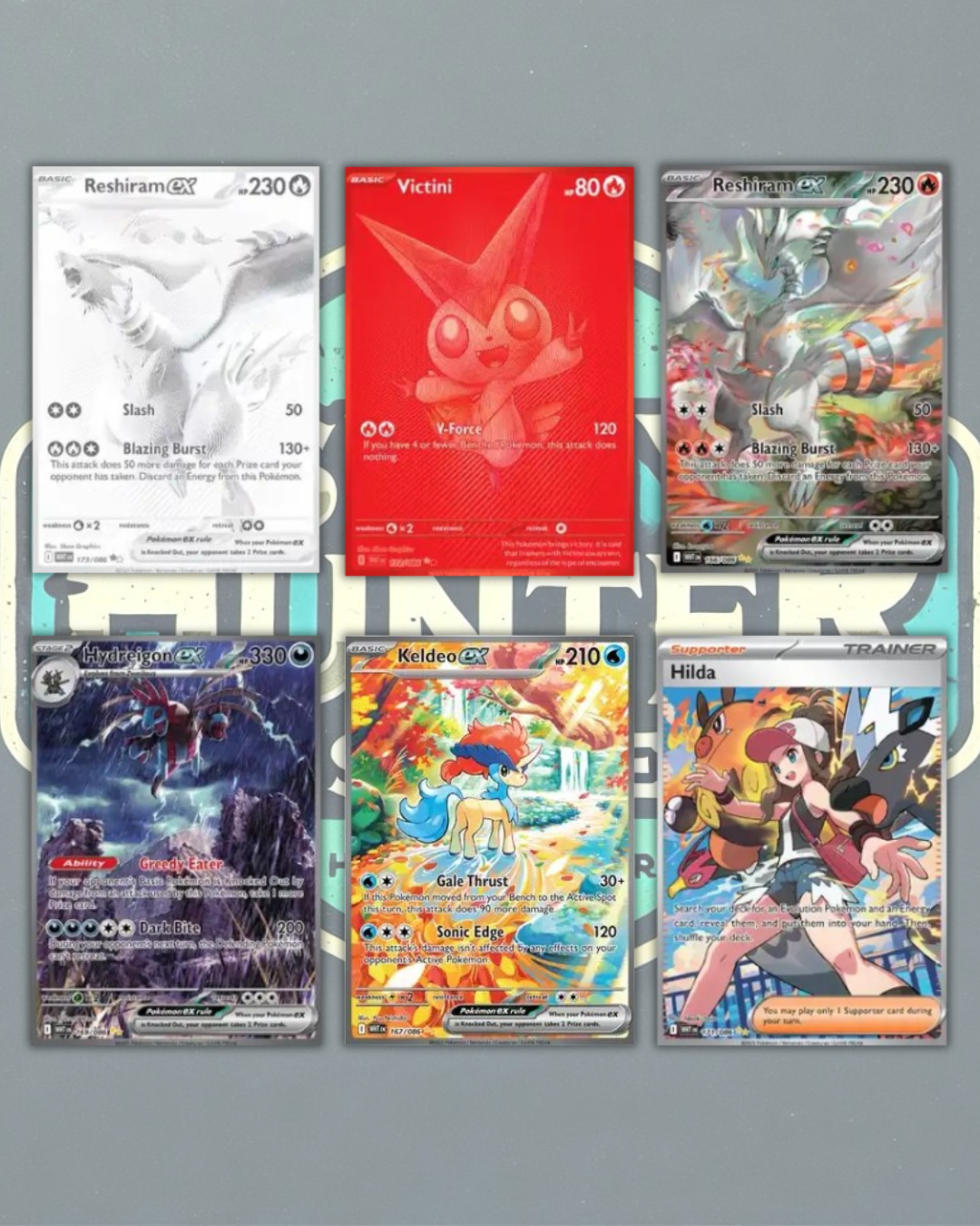 Lata de Pokémon Llama Blanca/Fulgor Negro