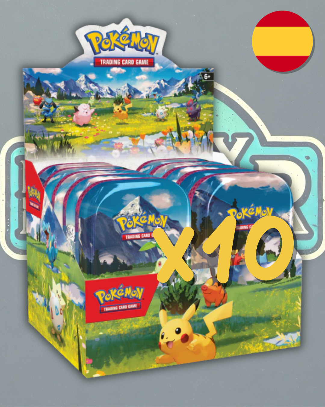 Case 10xMini Lata Héroes Ascendentes