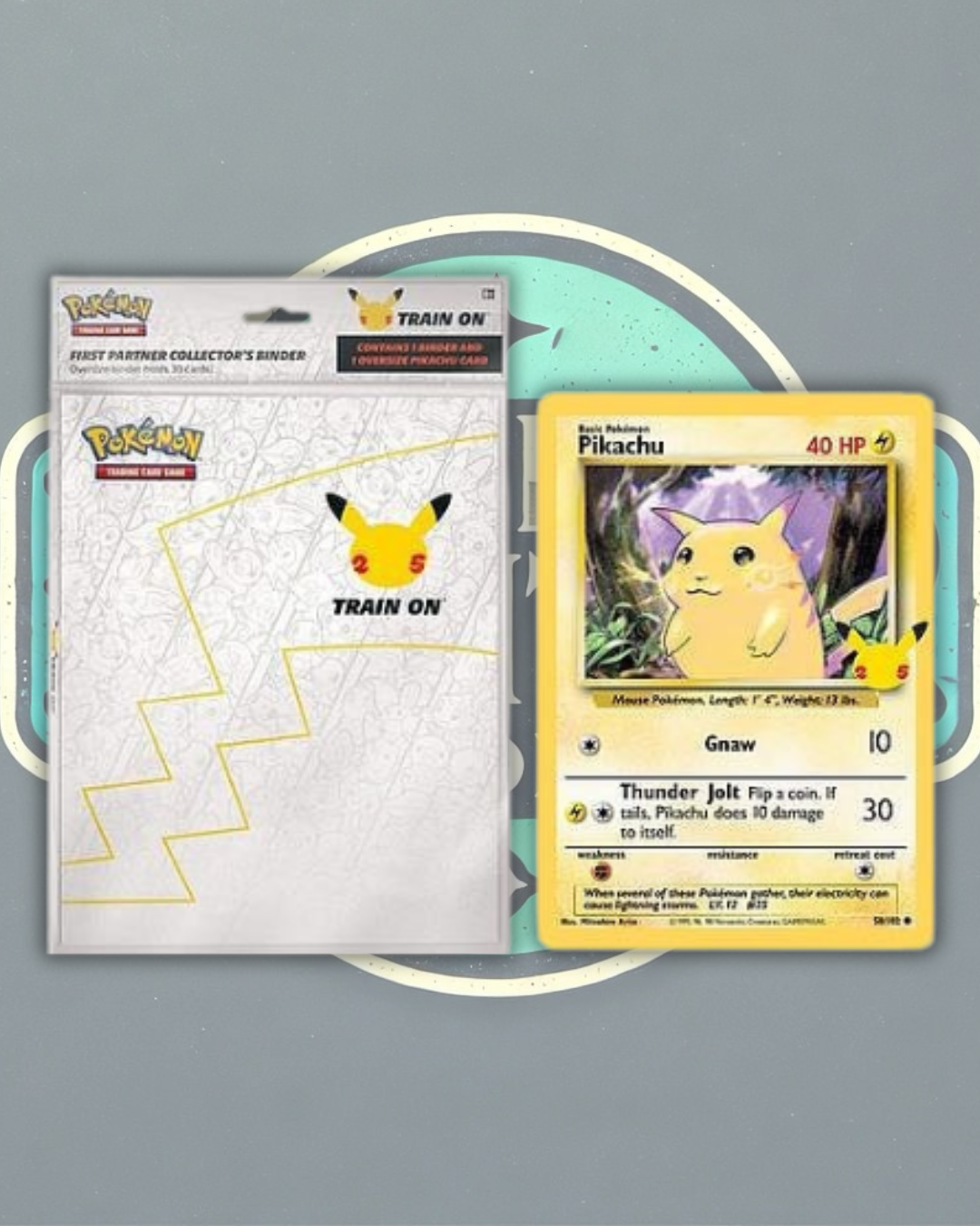Álbum Cartas Jumbo - Pikachu 25th Celebrations