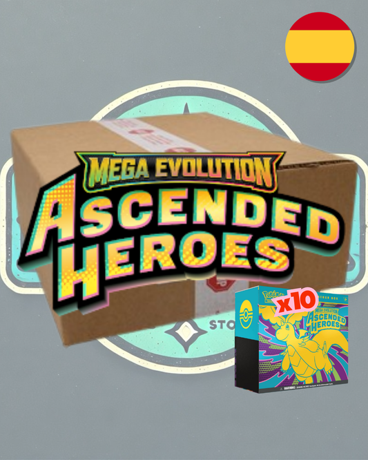 CAJA 10 x ETB Héroes Ascendentes / CASE 10 x Ascended Heroes (ESP)