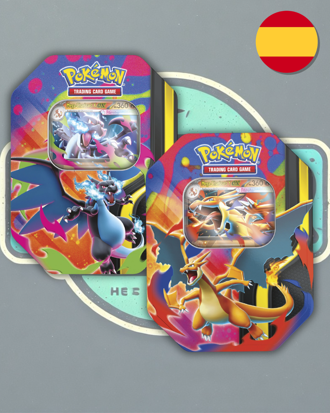 Lata de Mega Charizard X & Y EX