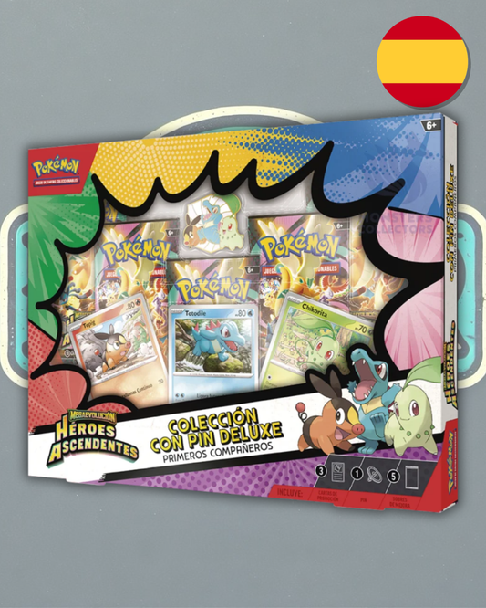 Pokémon Héroes Ascendentes First Partners Deluxe Pin Collection