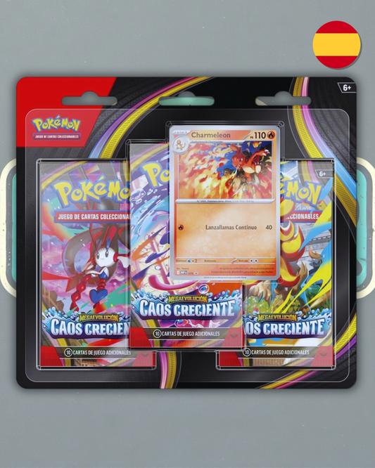 Pokémon Chaos Rising / Caos Creciente Blister 3 sobres (ESP) [PREVENTA]