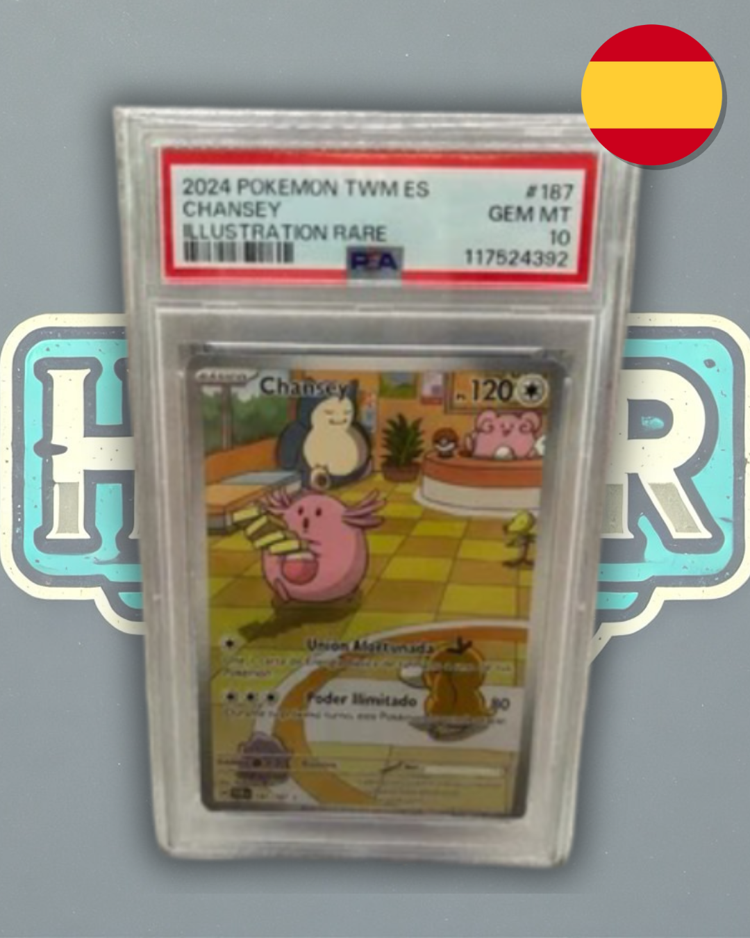 PSA 10 - Chansey Ilustración Rara TWM ES