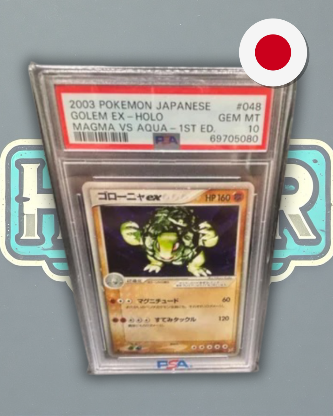 PSA 10 - Golem EX Holo