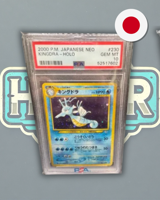 PSA 10 - Kingdra Neo Japanese Holo