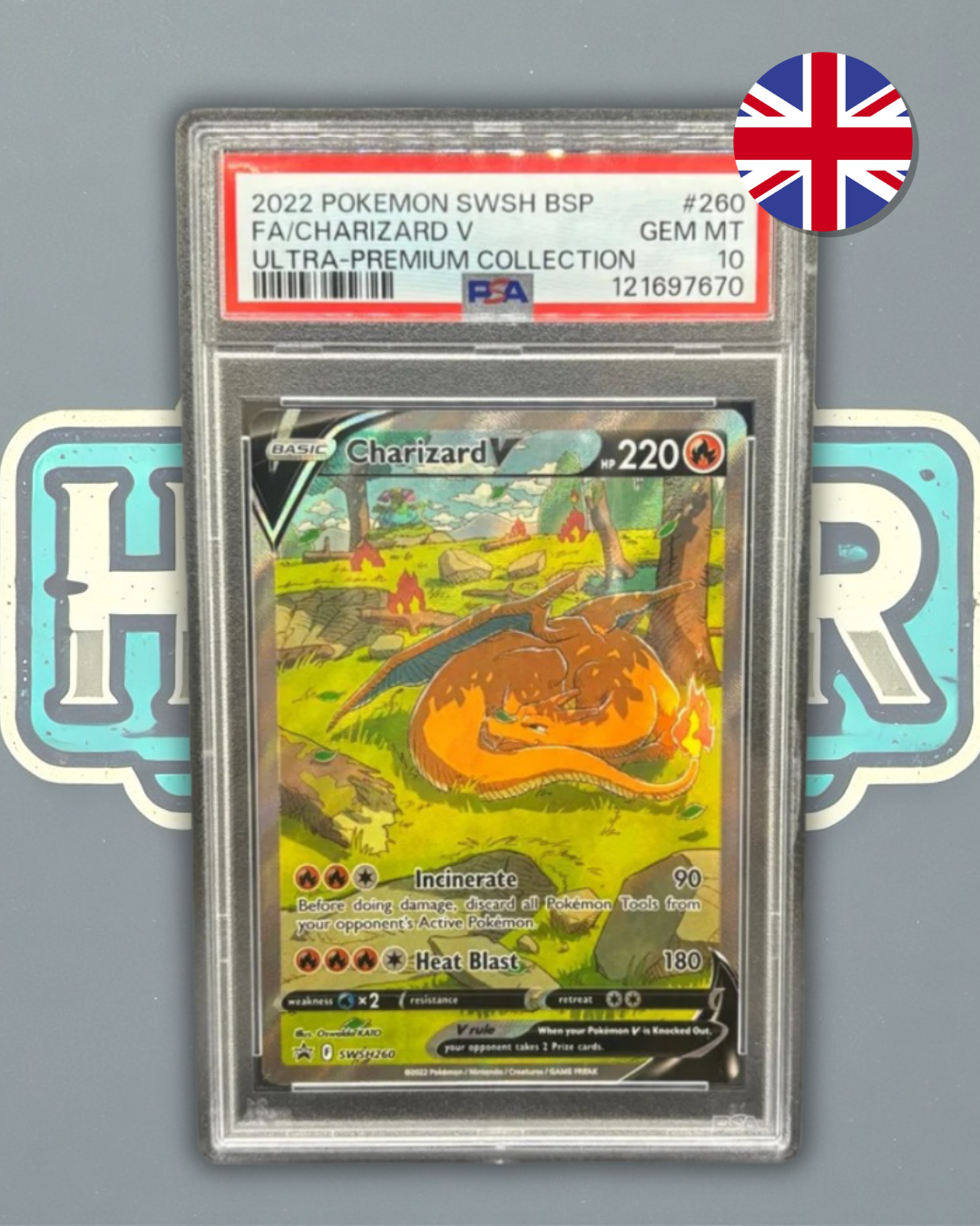 PSA 10 - Charizard V 2022