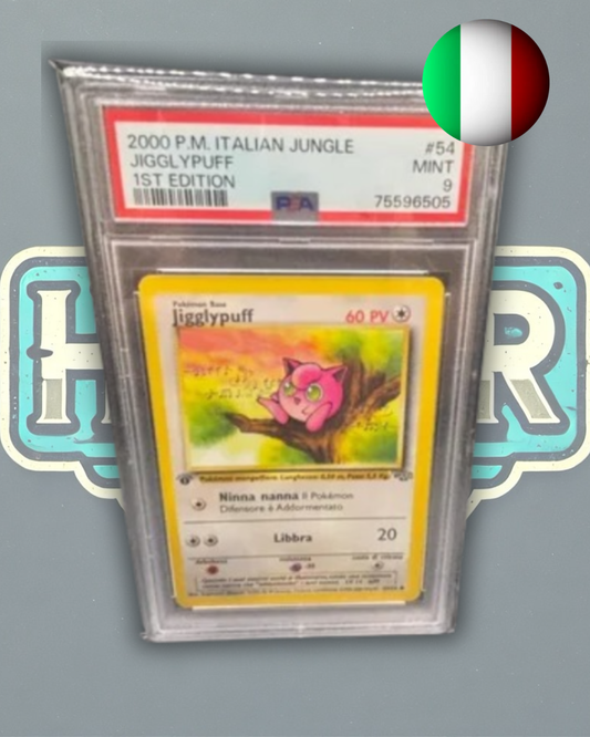 PSA 9 - Jigglypuff Italiano 1st Edition