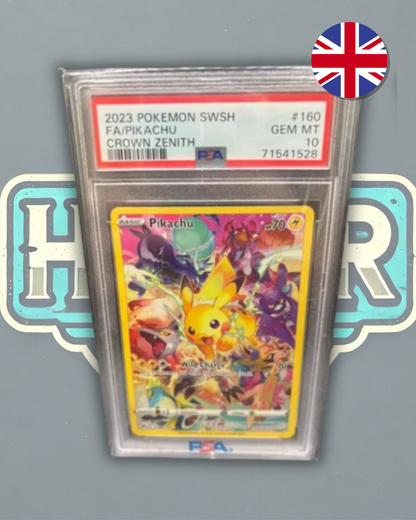 PSA 10 - Pikachu Crown Zenith 160